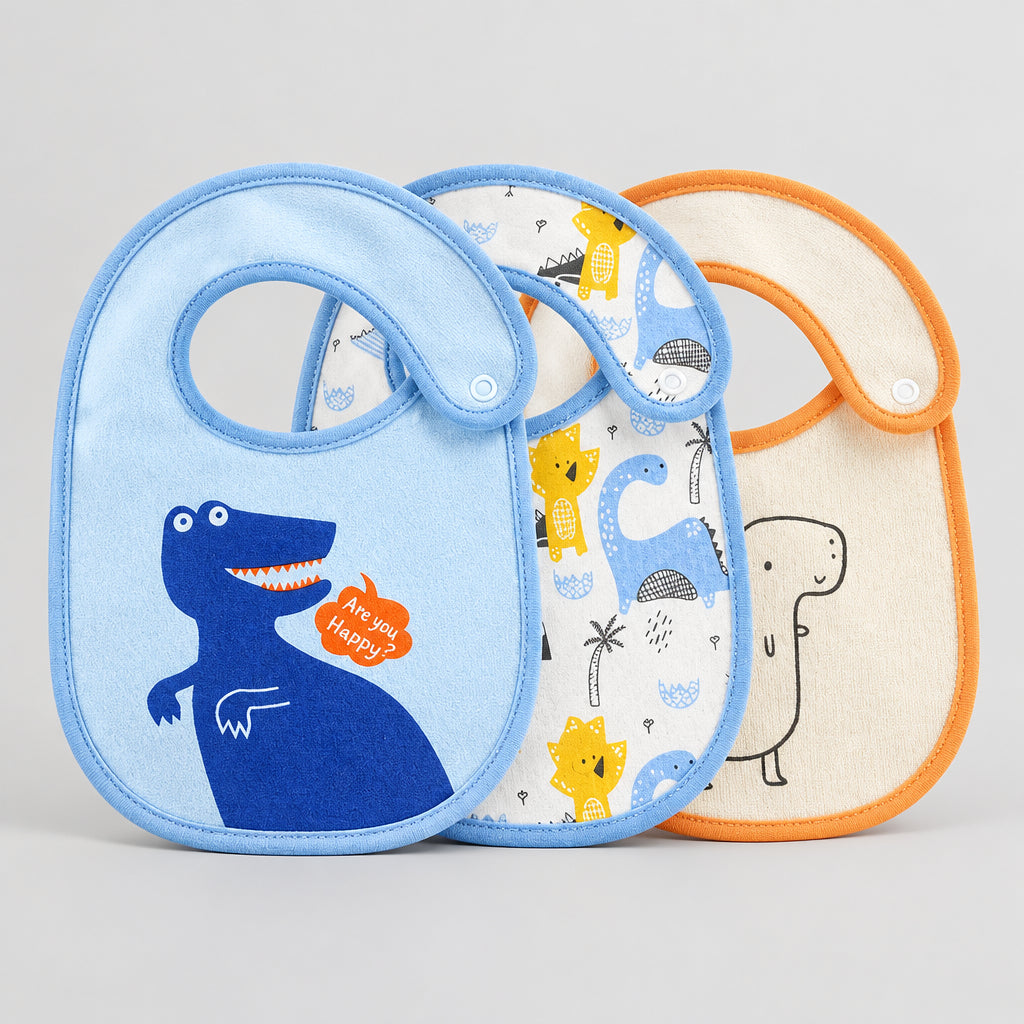 Babycove waterproof baby bibs 3 pack for newborns and toddlers