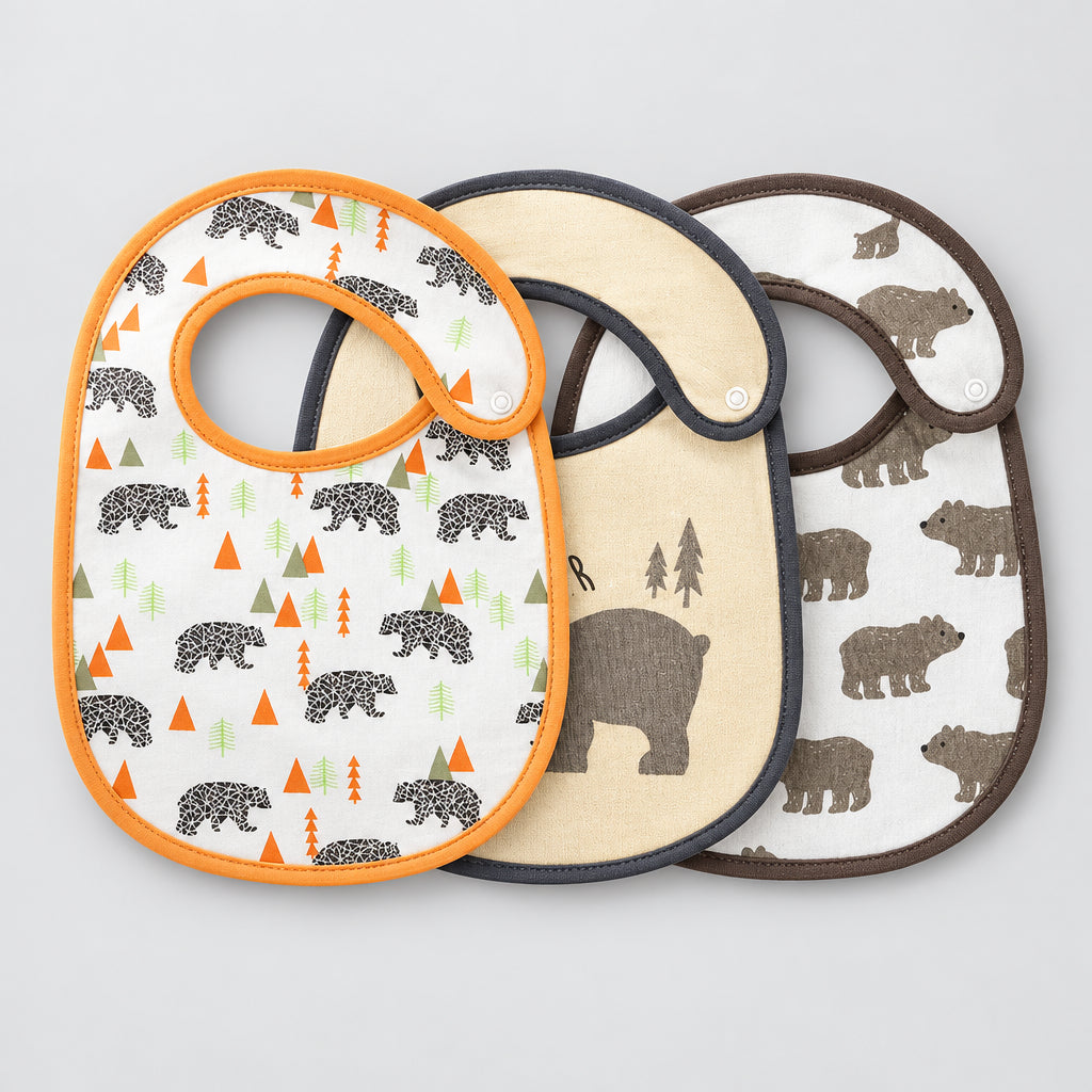 Babycove waterproof baby bibs 3 pack for newborns and toddlers2