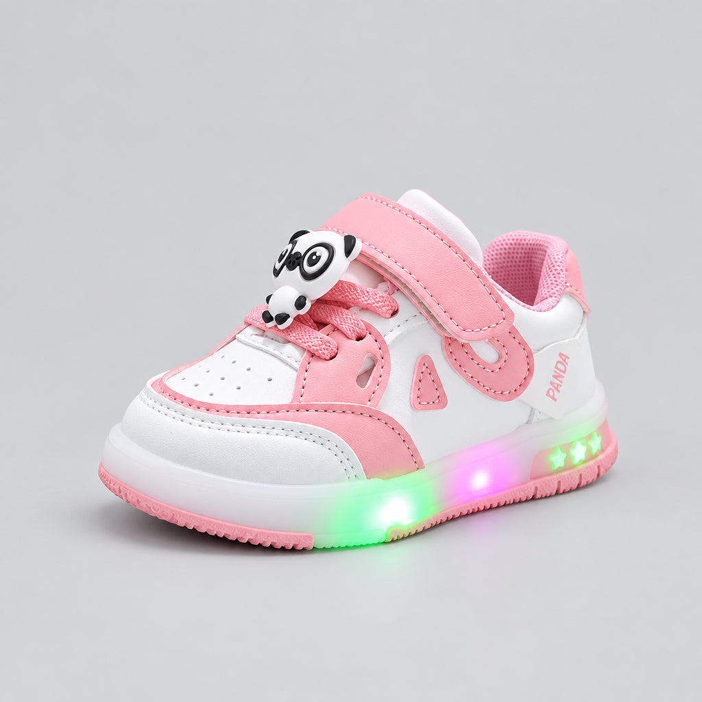 Pink cartoon shoes for girls and children