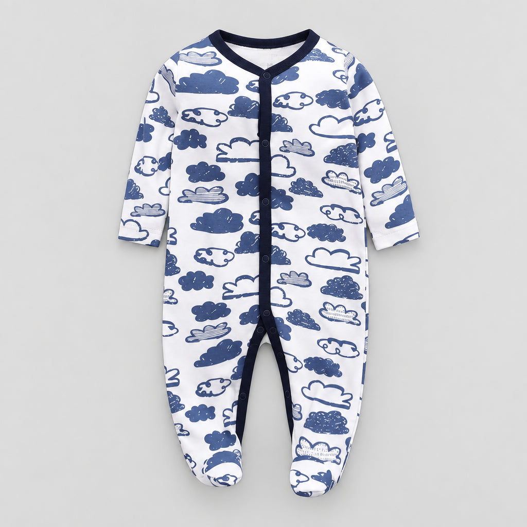 Cotton baby one-piece outfit