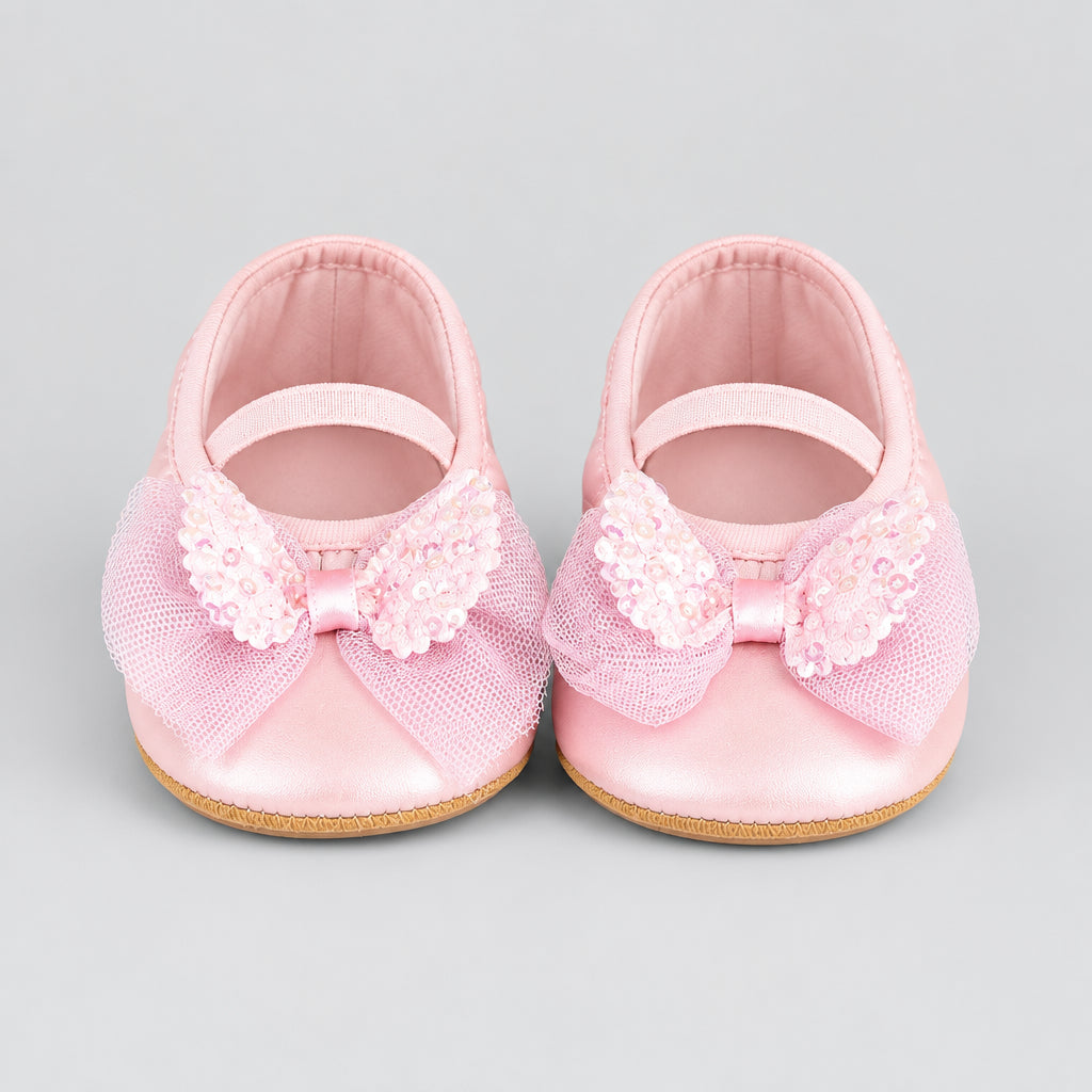 Cute princess flat-soled baby shoes for infants and toddlers
