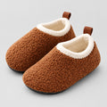 Fleece-lined warm non-slip slippers for kids