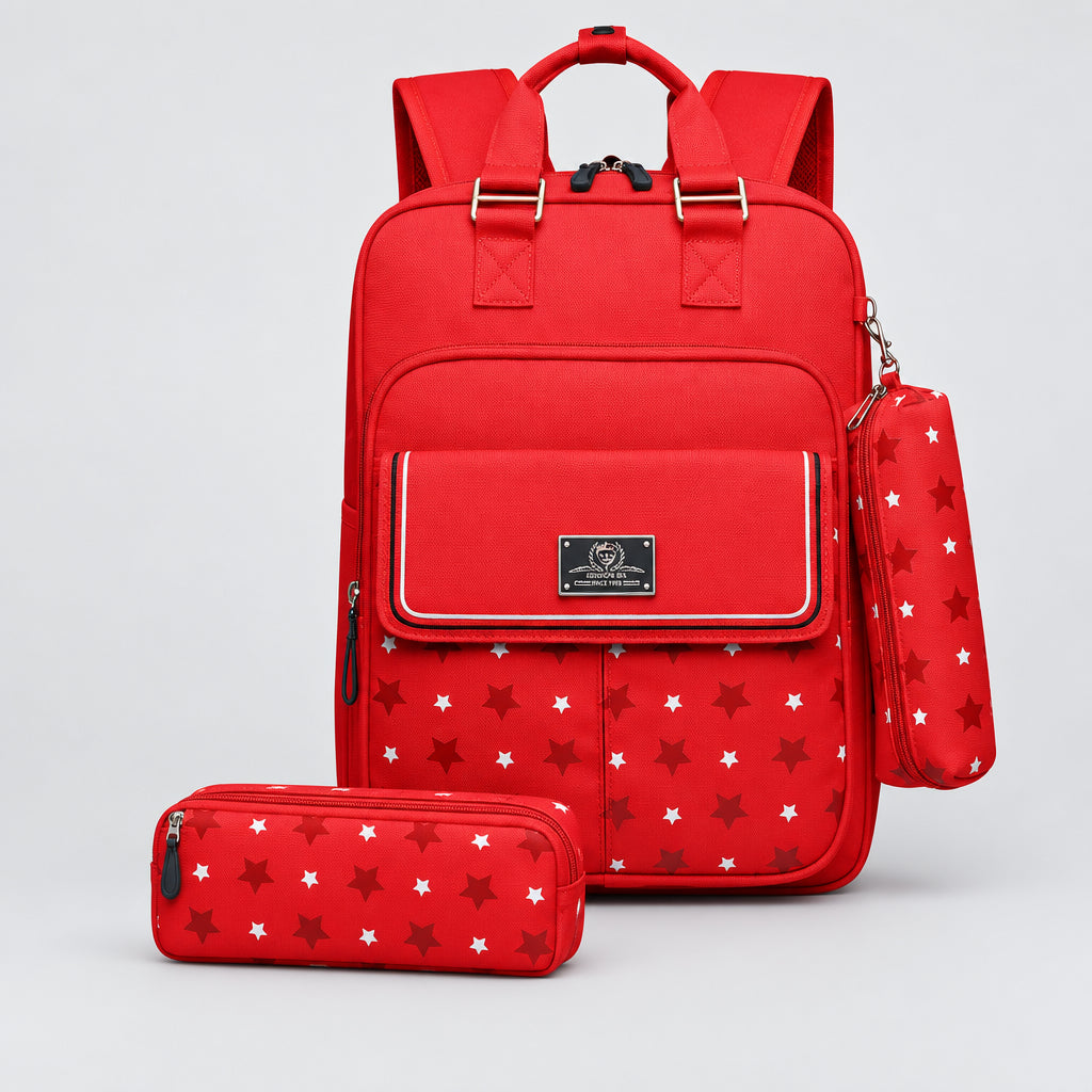 Waterproof nylon school backpack for children